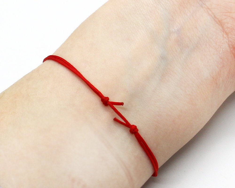 Red string of fate bracelet despicably charming